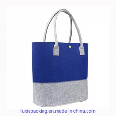 Custom Logo Foldable Casual Women Fashion Eco Friendly Shopping Felt Tote Bag Handle Bag图1