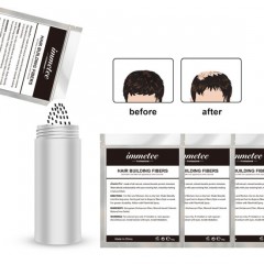 Immetee Patented Hair Building Fibers Powder Natural Keratin Fiber图1