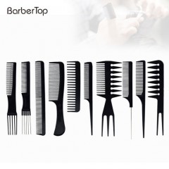 Hot Professional Highlight Custom Plastic Barber Detangling Hair Cutting Comb图1