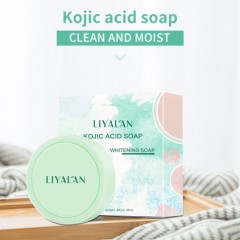 Wholesale Private Label Bath Soap Natural Organic Whitening Handmade Kojic Acid Soap for Face and Bo图1