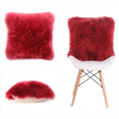 Natural Soft Faux Fur Decorative Throw Pillows图1