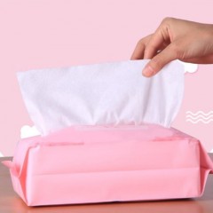 New Fashion Disposable Face Cleaning 100% Cotton Spun Nonwoven Hydrophilic Rolls Fabric Tissue图1