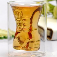 Handblown Creative High Borosilicate Buauty Body Glass Cups