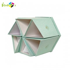 Recyclable Custom Printing New Irregular Design Bottom Waterproof Packaging Flower Paper Box图1