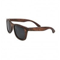 Rice Nail Sunglasses Square Antique Wood Pattern Sunglasses