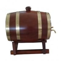 Hot Sale 3 Litre Wooden Barrel Oak Wine Barrel