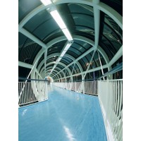 12mm UV Protection Polycarbonate Double Wall Hollow Sheet