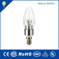 220V Ce UL Saso RoHS SMD 3W E14 LED Candle Bulb图1