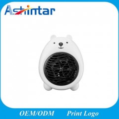 Rechargeable Mini USB Electric Desktop Fan Air Heater Hand Warmer图1