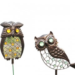 Attraction Design Metal Owl Garden Stake for Outdoor Garden Decoration图1