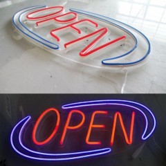 Indoor Customized Electronic Lighted LED Neon Open Sign图1