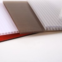 Four Walls Hollow Plank Clear Plastic Polycarbonate Sheets 4X8