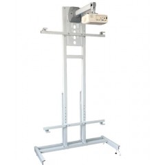 Mobile Stand for Interactive White Board with Projector Bracket图1