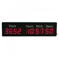 2.3" 10 Digit Wall Mounted 10000 Days LED Digital Events Countdown Timer图1