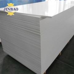 Jinbao High Density 15mm 3mm 8mm Kitchen Cabinet Wall Panel White Flexible Plastic Expanded Celuca F图1