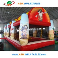 Inflatable Air Blaster Shooting Games Cannon Ball Children Sports