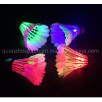 OEM Hot Sale Evening Sport Colorful LED Shuttlecock Badminton