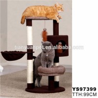 High Quality Wooden Cloth Fabric Pet Products  Pet Cat Tree