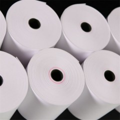 57*50mm ATM /POS Cash Thermal Paper Roll with Carton Roll for Tubes and Biometric Print L14图1