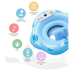 Intelligent Swimming Toy for Baby Electric Swimming Ring Inflatable Float Baby Swim Toy with Music a图1