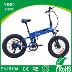 20" 48V 500W /1000W Full Suspension Mini Foldable Kids Snow Commuter Electric Fat Bike/Bicycle/图1