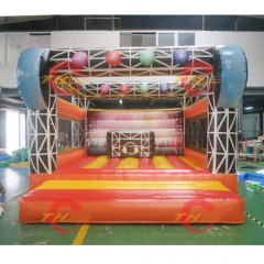 4*4m Music Disco Bouncy Castle Inflatable Bouncer图1