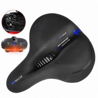 Reflective Design Thick and High Elasticity Soft Bicycle Saddle