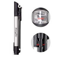 Aluminium Alloy Mini Bike Air Pump Bicycle Pump with Pressure Gauge