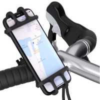 Bicycle Phone Holder Silicone Universal Motor Bike Mount Holder Mobile Phone Stand