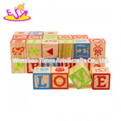 High Quality Educational Blocks Wooden ABC Learning Toys for Toddlers W13A179图1