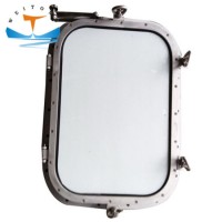 Aluminium Rectangular Marine Windows Marine Boat A60 Class Fixed Type Side Scuttle Windows