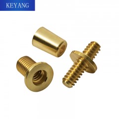 brass milling turning spare custom cnc machining parts图1