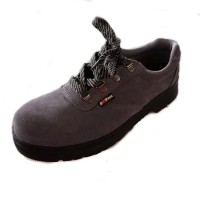 low cut grey seude men safety shoes with steel toe cap