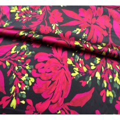 Custom printed stretch silk satin fabrics图3