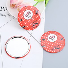 Compact Round Pocket Mirror Button图4