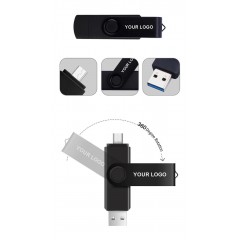 smartphone OTG swivel USB flash drive图3