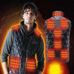 Smart heating charging heating vest electric heating vest图1