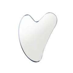 Stainless Steel Heart Shape Guasha Scraper Spa Massage图3