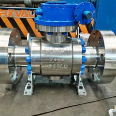 F51 FORGED STEEL HIGH PRESSURE BALL VALVE WITH FLANGE END图3