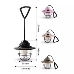 Retro Vintage Rechargeable Camping Light Emergency Lantern图3